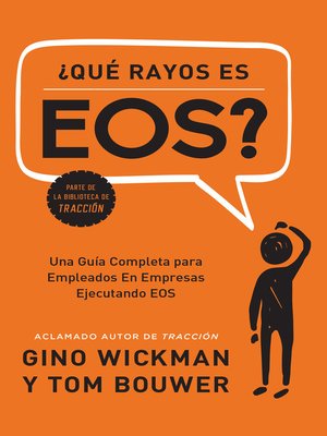 cover image of ¿Que Rayos es EOS?